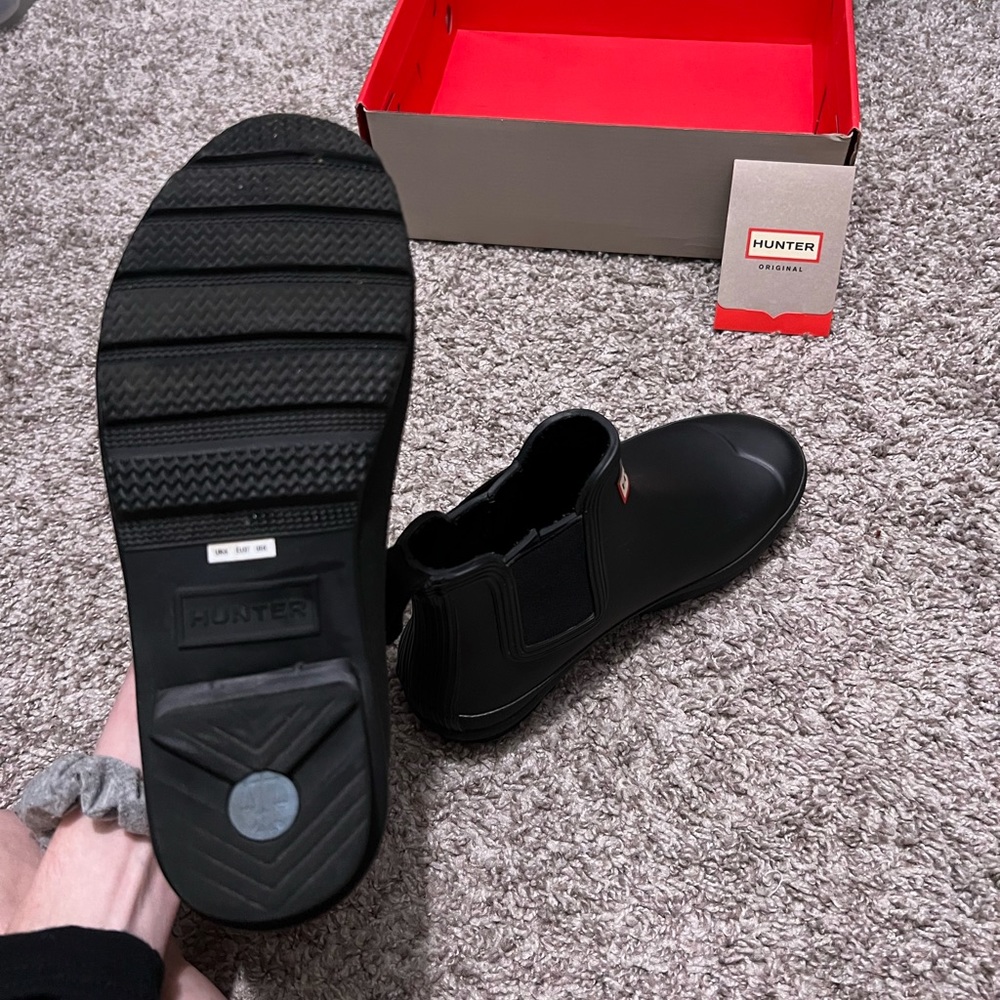 SOLD NWT Hunter Boots Chelsea Short Rain Boots - Picture 14 of 16